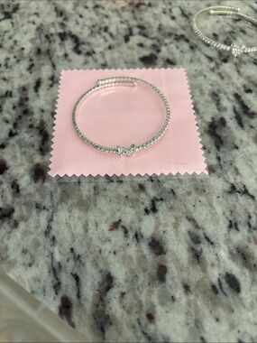 Silver Butterfly Bracelet - Women's Jewelry